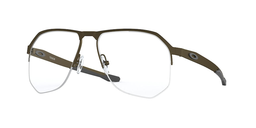 Oakley Optical TENON OX5147 Pilot Eyeglasses  514703-SATIN OLIVE 55-15-133 - Color Map green