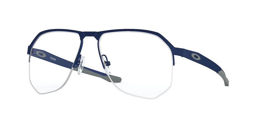 Oakley Optical TENON OX5147 Pilot Eyeglasses  514704-MATTE MIDNIGHT 55-15-133 - Color Map silver