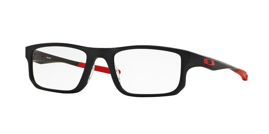 Oakley Optical VOLTAGE OX8049 Rectangle Eyeglasses  804907-SATIN BLACK 53-19-137 - Color Map black