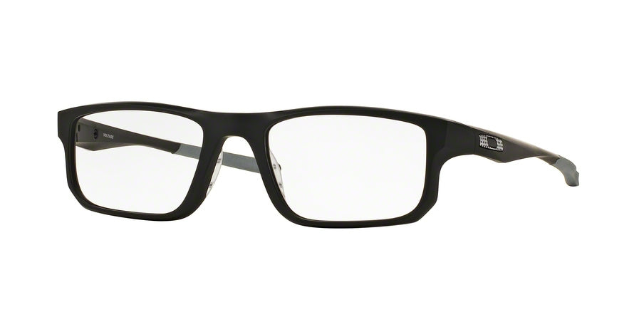 Oakley Optical VOLTAGE OX8049 Rectangle Eyeglasses  804909-SATIN BLACK 53-19-137 - Color Map black