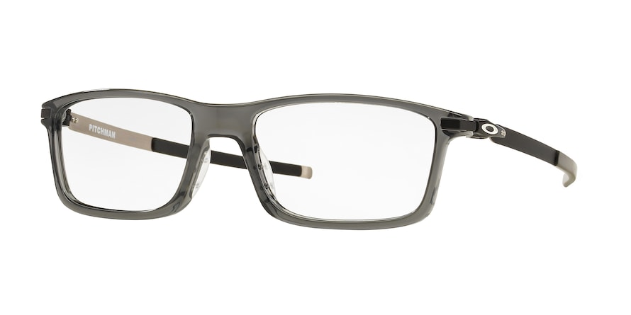 Oakley Optical PITCHMAN OX8050 Rectangle Eyeglasses  805006-GREY SMOKE 55-18-140 - Color Map grey