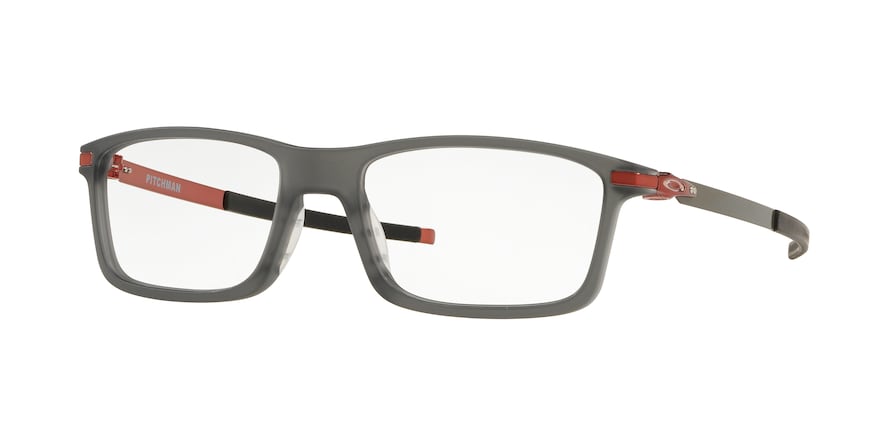 Oakley Optical PITCHMAN OX8050 Rectangle Eyeglasses  805013-MATTE GREY SMOKE 53-18-140 - Color Map grey