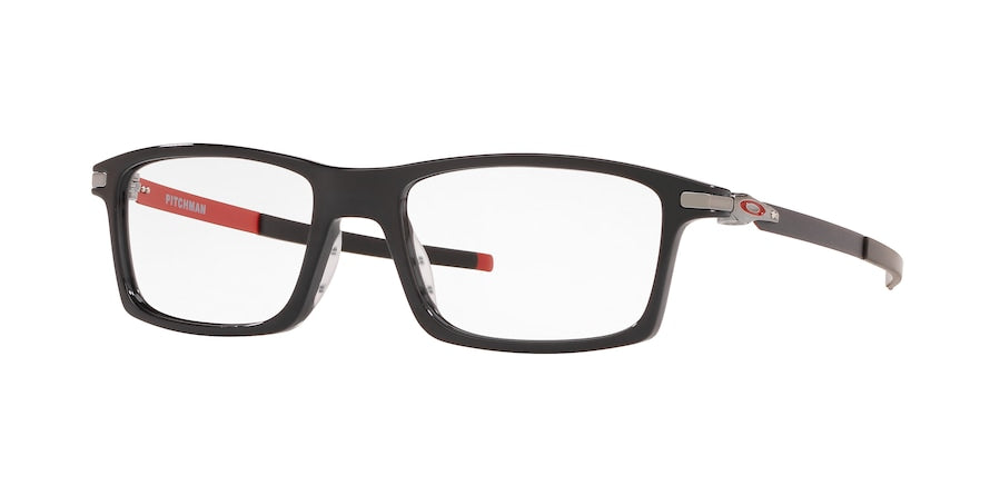 Oakley Optical PITCHMAN OX8050 Rectangle Eyeglasses  805015-BLACK INK 55-18-140 - Color Map black