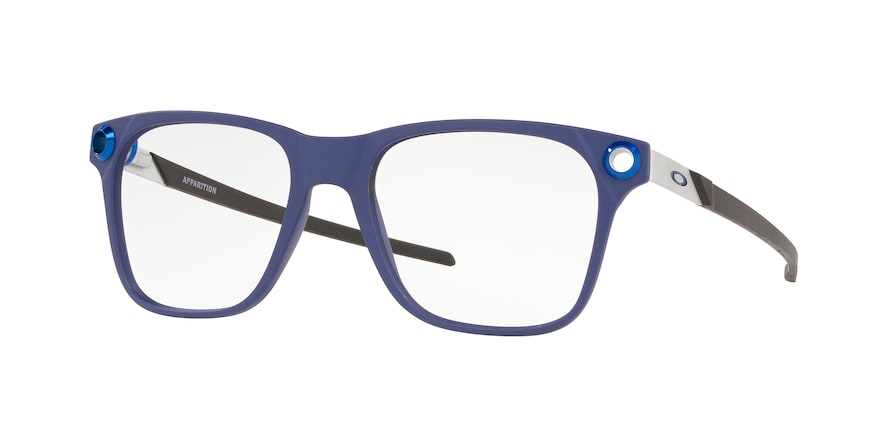 Oakley Optical APPARITION OX8152 Square Eyeglasses  815203-SATIN DENIM 55-18-136 - Color Map blue
