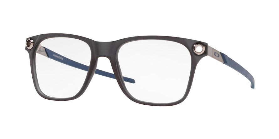 Oakley Optical APPARITION OX8152 Square Eyeglasses  815206-SATIN GREY SMOKE 55-18-136 - Color Map grey