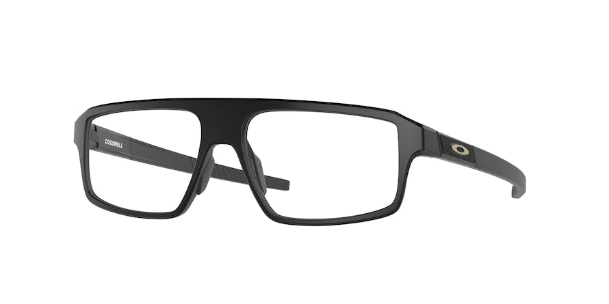 Oakley Optical COGSWELL OX8157 Rectangle Eyeglasses  815705-SATIN BLACK 56-15-138 - Color Map black