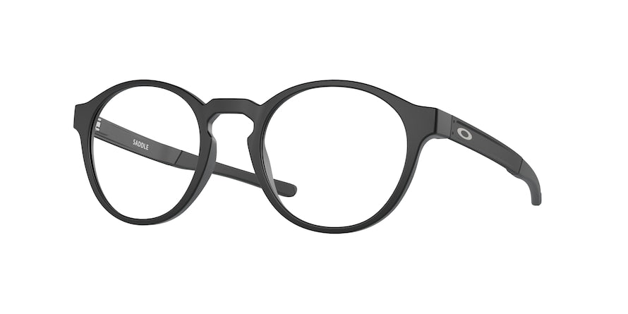 Oakley Optical SADDLE OX8165 Square Eyeglasses  816501-SATIN BLACK 50-21-136 - Color Map black