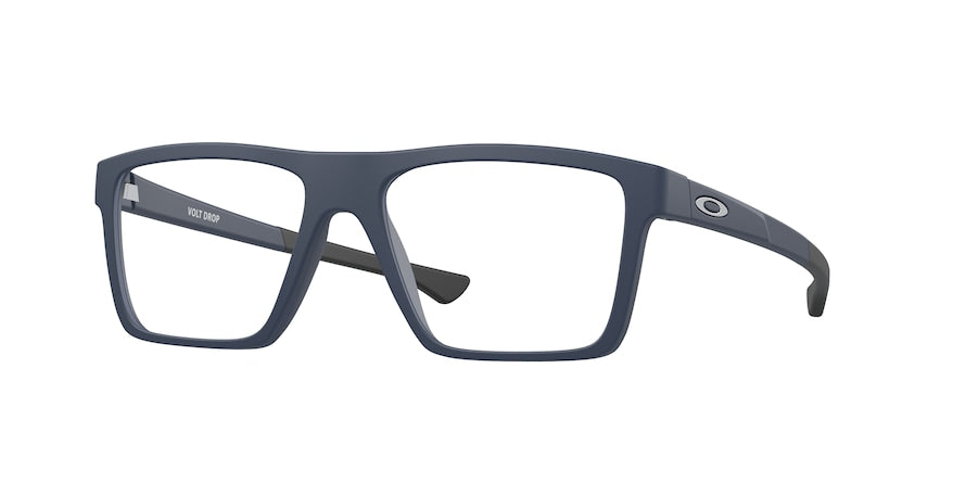 Oakley Optical VOLT DROP OX8167 Square Eyeglasses  816703-SATIN UNIVERSAL BLUE 54-17-147 - Color Map blue