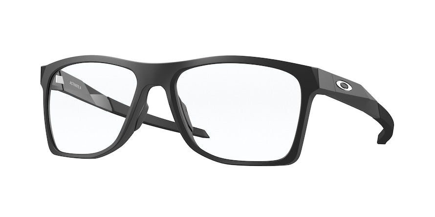 Oakley Optical ACTIVATE (A) OX8169F Square Eyeglasses  816901-SATIN BLACK 57-17-137 - Color Map black