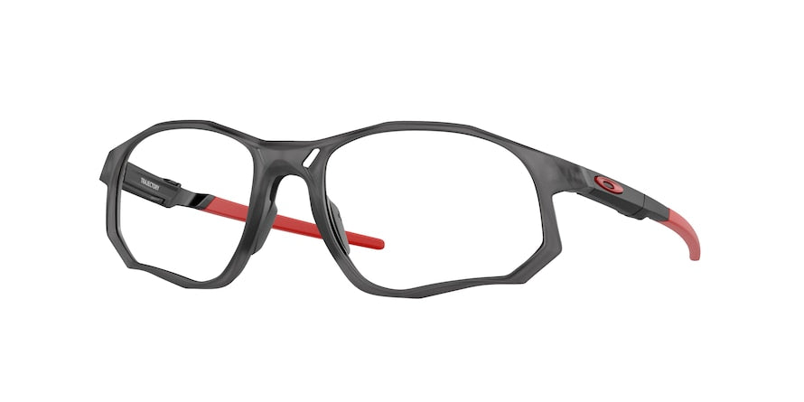 Oakley Optical TRAJECTORY OX8171 Rectangle Eyeglasses  817102-SATIN GREY SMOKE 57-18-138 - Color Map grey