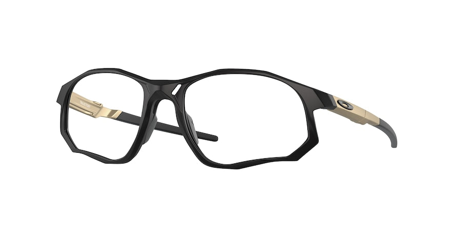 Oakley Optical TRAJECTORY OX8171 Rectangle Eyeglasses  817104-SATIN BLACK 57-18-138 - Color Map black