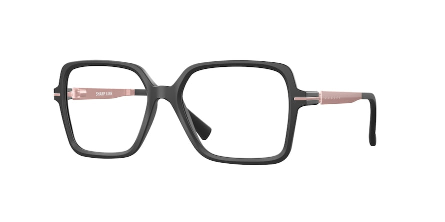 Oakley Optical SHARP LINE OX8172 Square Eyeglasses  817201-SATIN BLACK 52-16-130 - Color Map black
