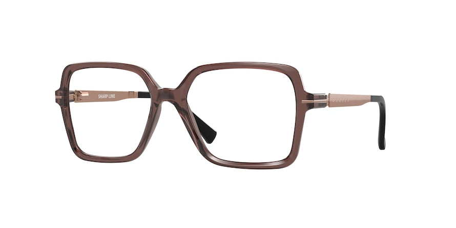 Oakley Optical SHARP LINE OX8172 Square Eyeglasses  817204-POLISHED AMETHYST 52-16-130 - Color Map brown