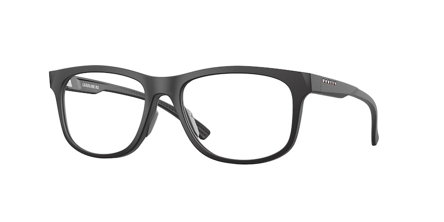 Oakley Optical LEADLINE RX OX8175 Round Eyeglasses  817501-VELVET BLACK 54-17-139 - Color Map black