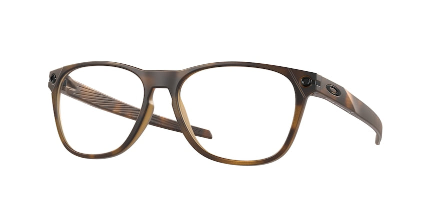 Oakley Optical OJECTOR RX OX8177 Square Eyeglasses  817705-SATIN BROWN TORTOISE 56-16-140 - Color Map havana