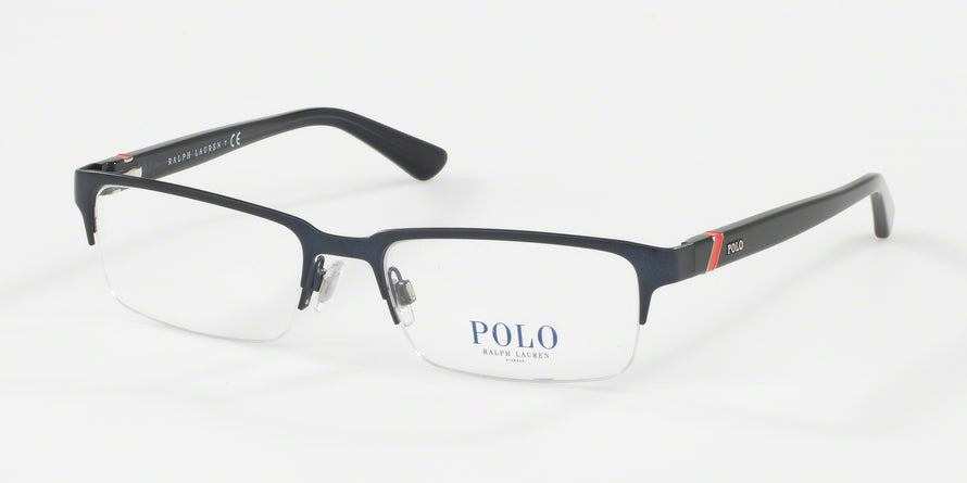 Polo PH1134 Rectangle Eyeglasses  9119-MATTE BLUE 54-18-140 - Color Map blue