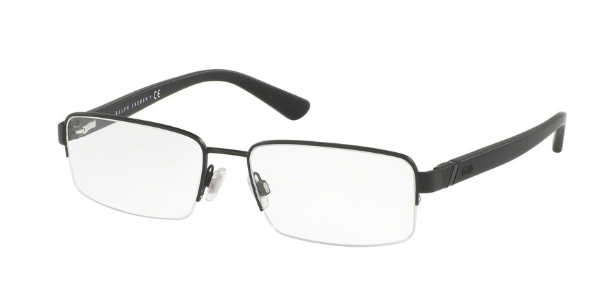 Polo PH1143 Rectangle Eyeglasses  9038-MATTE BLACK 55-17-145 - Color Map black