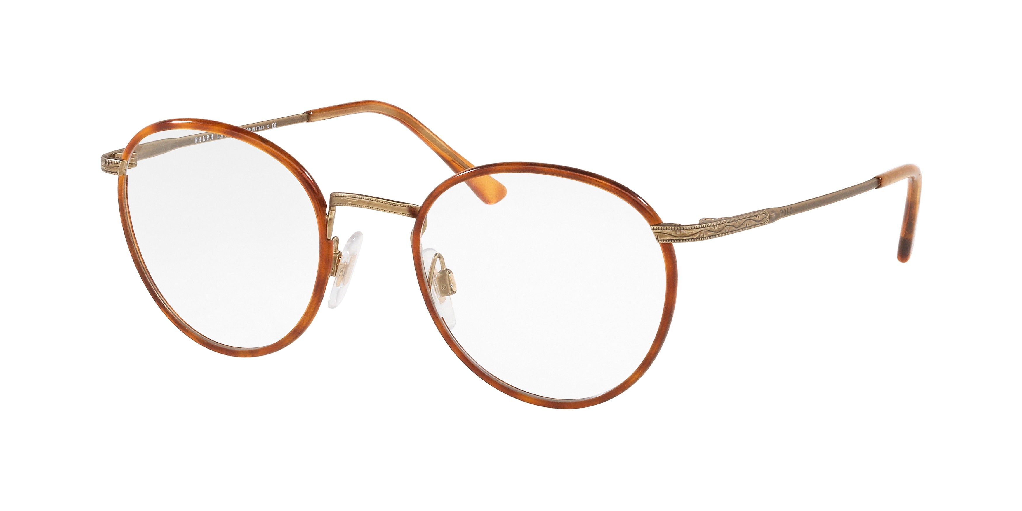 Polo PH1153J Phantos Eyeglasses  9420-Antique Pale Gold/Honey Havana 49-140-20 - Color Map Gold