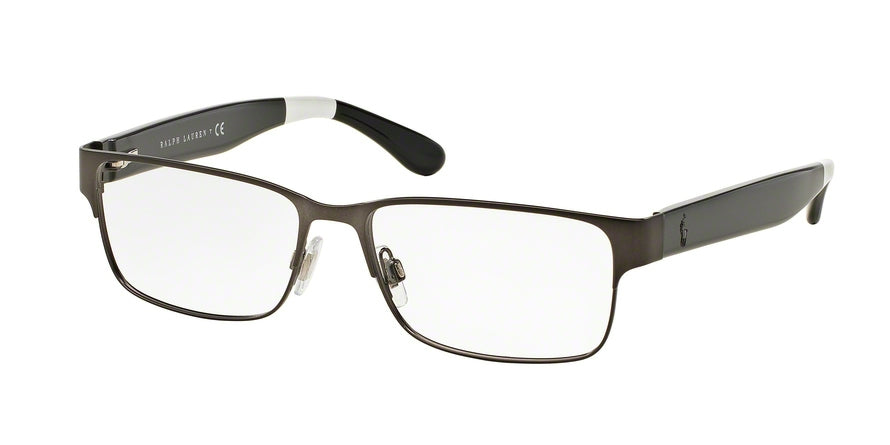 Polo PH1160 Rectangle Eyeglasses  9307-MATTE DARK GUNMETAL 54-16-145 - Color Map gunmetal