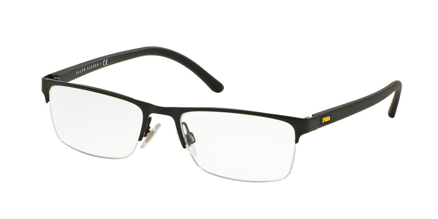 Polo PH1161 Rectangle Eyeglasses  9038-MATTE BLACK 55-18-145 - Color Map black