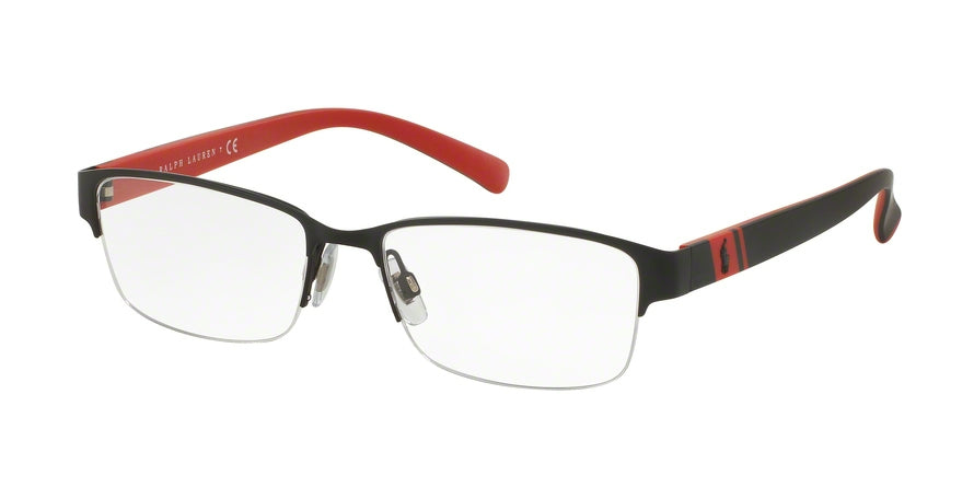 Polo PH1162 Rectangle Eyeglasses  9230-MATTE BLACK 56-17-145 - Color Map black
