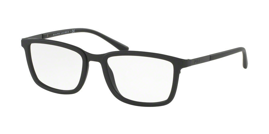 Polo PH1167 Rectangle Eyeglasses  9001-SHINY BLACK 53-17-140 - Color Map black