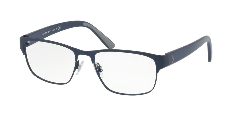 Polo PH1171 Rectangle Eyeglasses  9119-MATTE NEVY BLUE 55-17-145 - Color Map blue