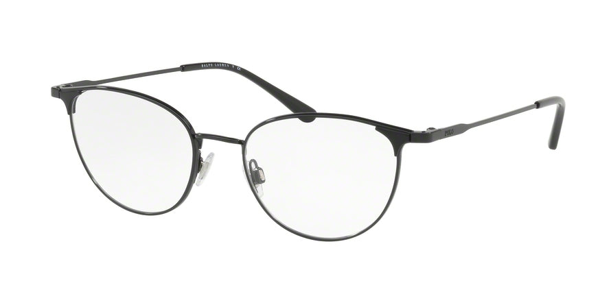 Polo PH1174 Cat Eye Eyeglasses  9003-SHINY BLACK 51-18-145 - Color Map black