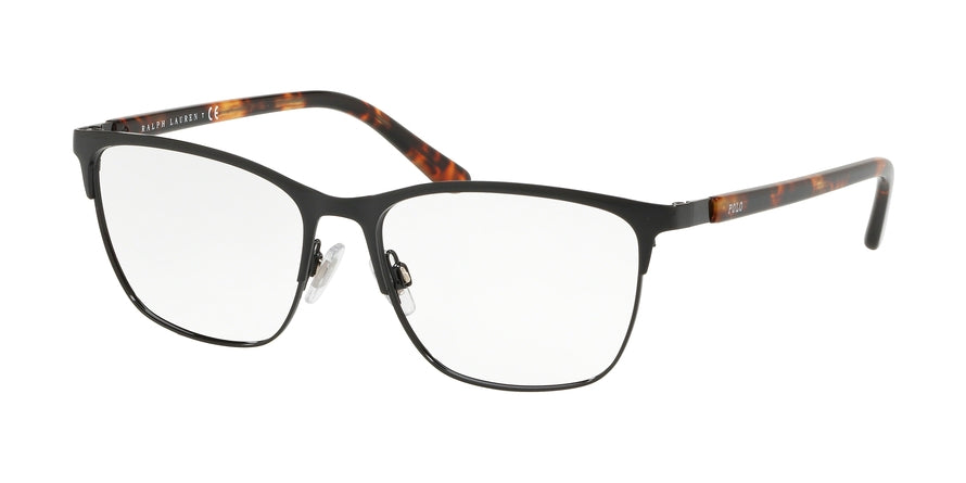 Polo PH1184 Square Eyeglasses  9003-SHINY BLACK 53-16-140 - Color Map black