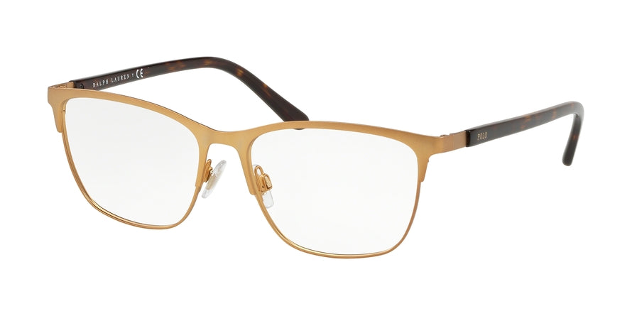 Polo PH1184 Square Eyeglasses  9324-SEMISHINY BRONZE 55-16-145 - Color Map bronze/copper