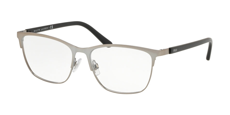 Polo PH1184 Square Eyeglasses  9330-SEMISHINY GUNMETAL 55-16-145 - Color Map gunmetal
