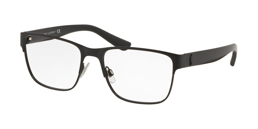 Polo PH1186 Rectangle Eyeglasses  9038-MATTE BLACK 56-18-145 - Color Map black