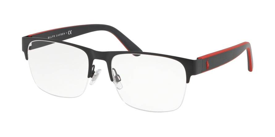 Polo PH1188 Pillow Eyeglasses  9038-MATTE BLACK 56-18-145 - Color Map black