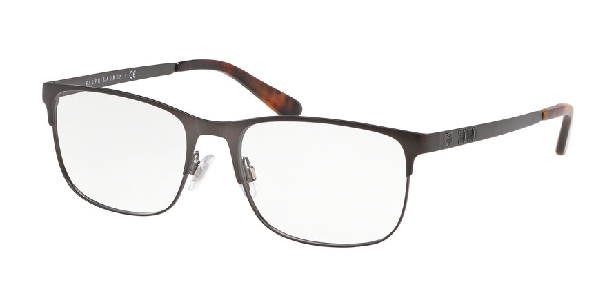 Polo PH1189 Rectangle Eyeglasses  9157-MATTE DARK GUNMETAL 56-18-145 - Color Map gunmetal