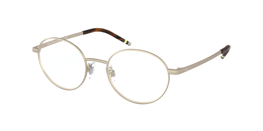 Polo PH1193 Oval Eyeglasses  9116-MATTE LIGHT GOLD 51-19-145 - Color Map gold