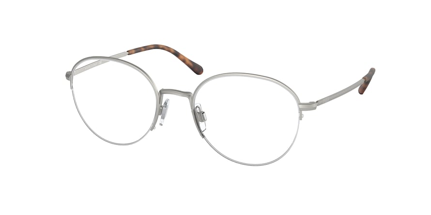 Polo PH1204 Oval Eyeglasses  9010-MATTE SILVER 51-19-145 - Color Map silver