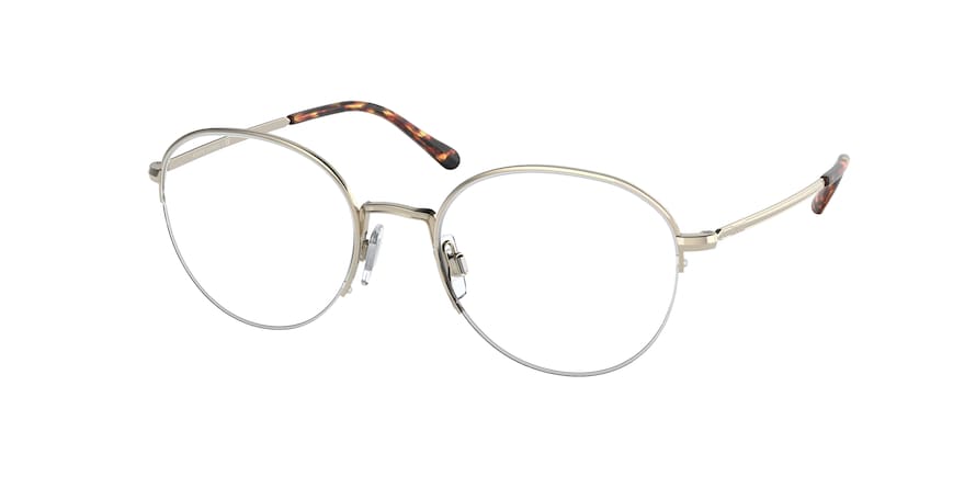 Polo PH1204 Oval Eyeglasses  9116-SHINY PALE GOLD 51-19-145 - Color Map gold