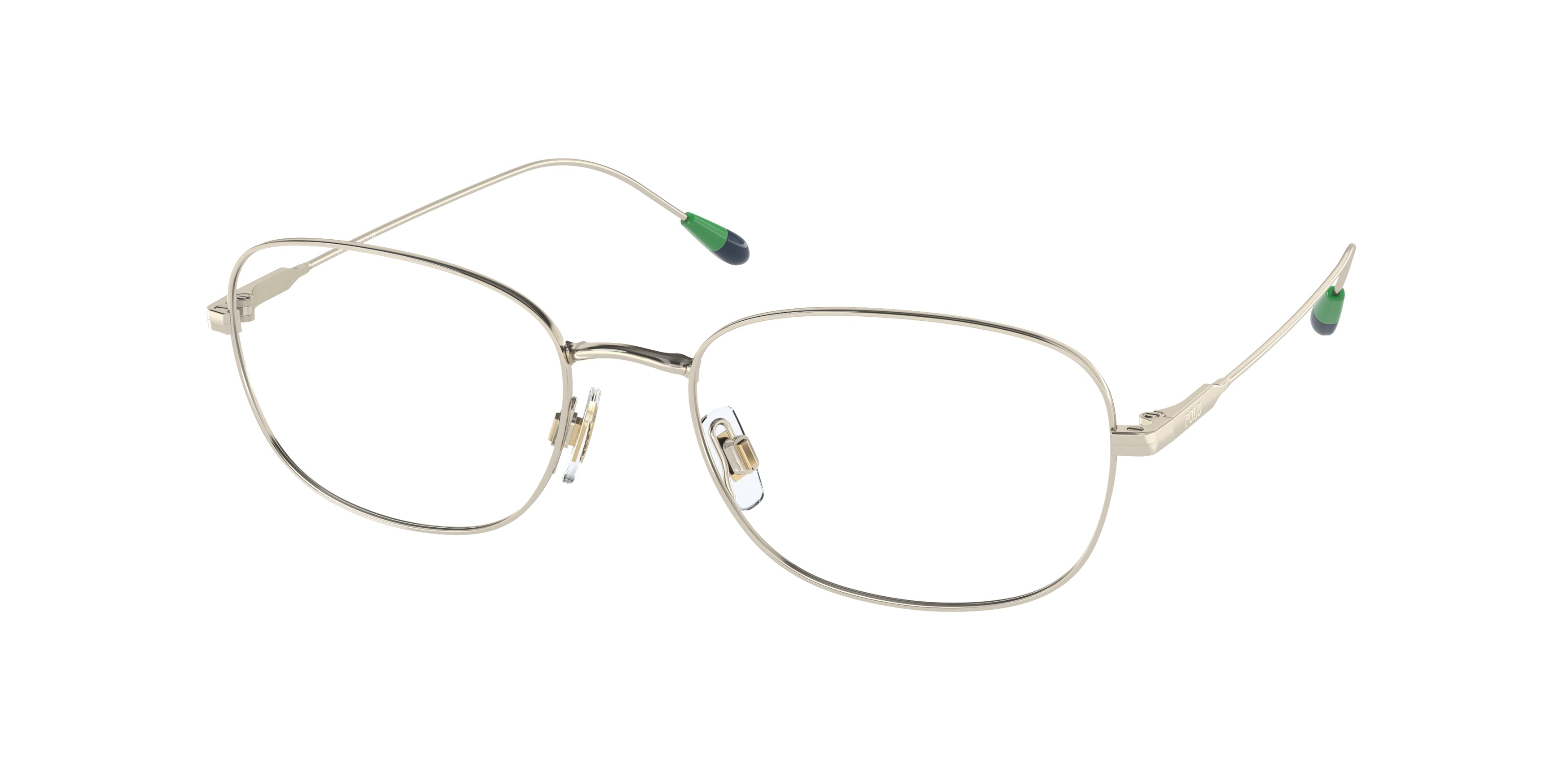 Polo PH1205 Pillow Eyeglasses  9116-Shiny Pale Gold 55-145-18 - Color Map Gold