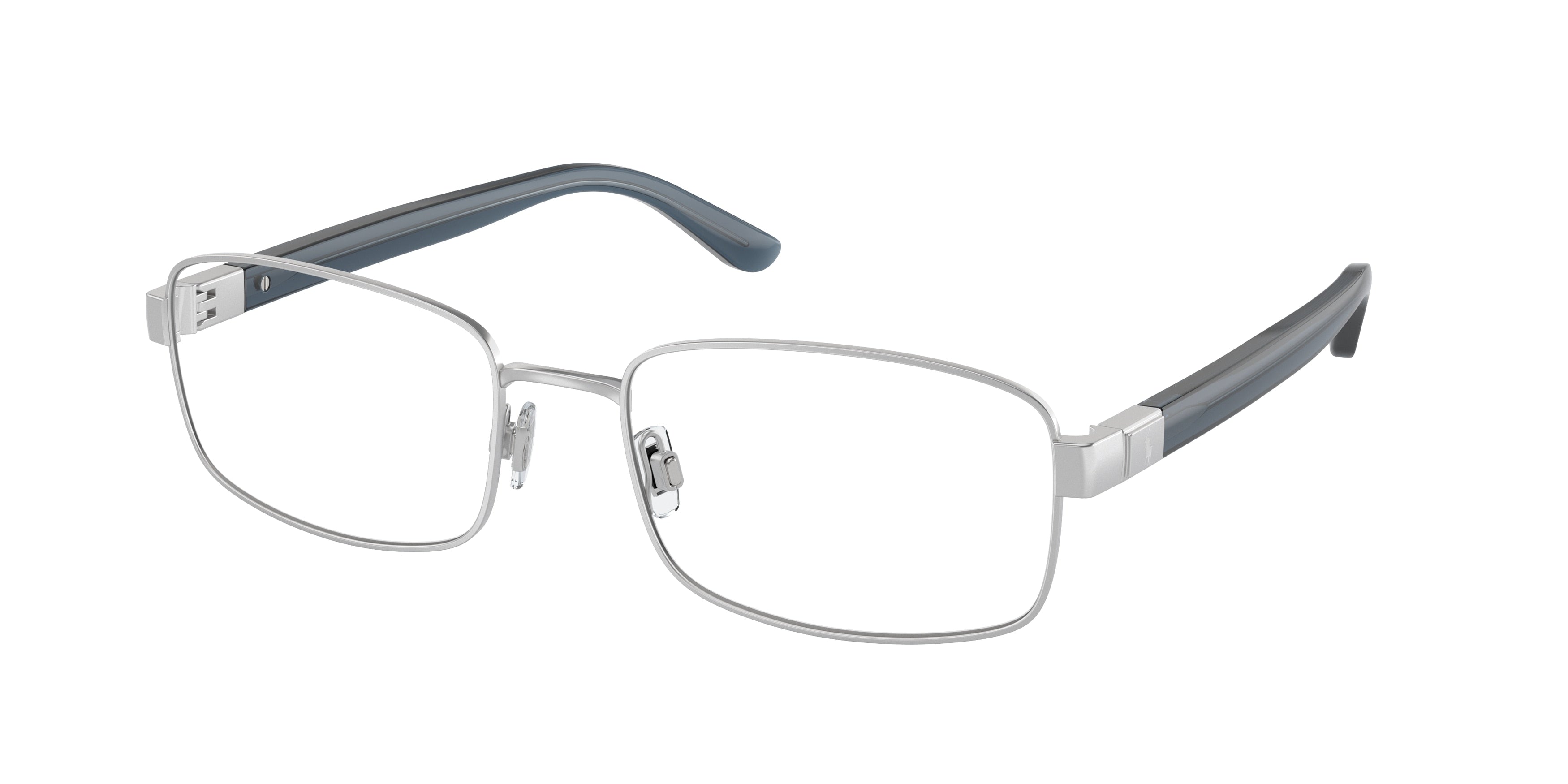 Polo PH1223 Rectangle Eyeglasses  9316-Semishiny Silver 57-145-19 - Color Map Silver