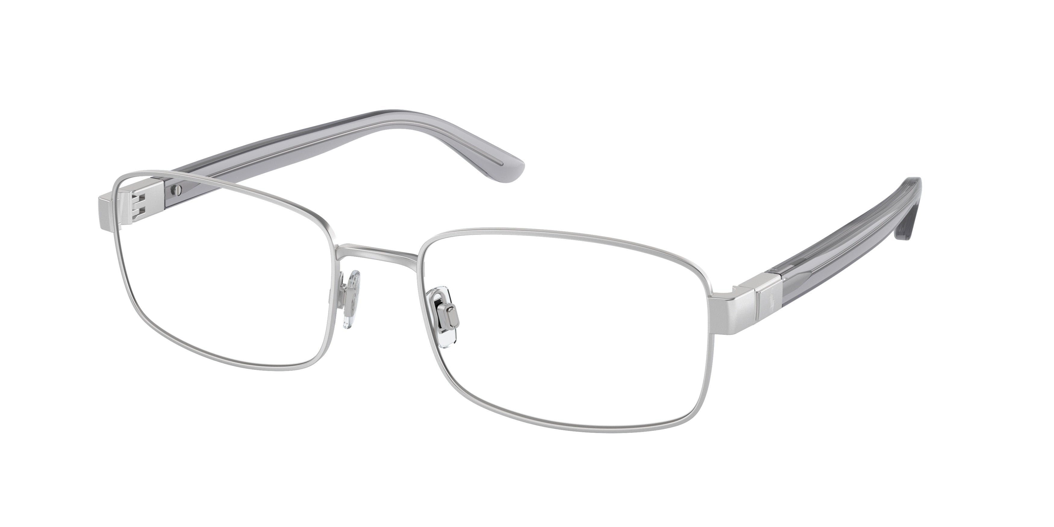 Polo PH1223 Rectangle Eyeglasses  9466-Semishiny Silver 57-145-19 - Color Map Silver