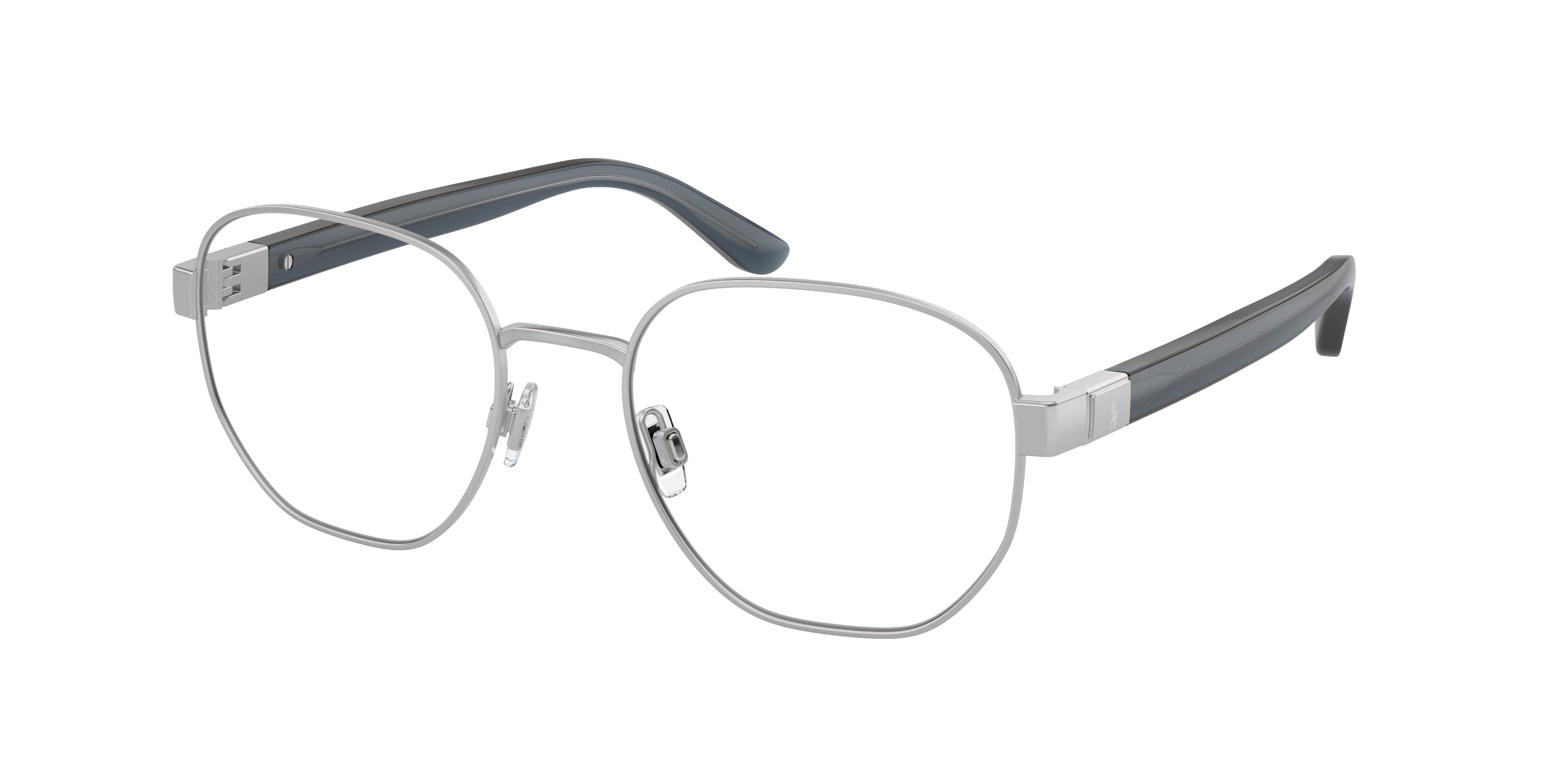 Polo PH1224 Rectangle Eyeglasses  9316-Semishiny Silver 54-145-19 - Color Map Silver