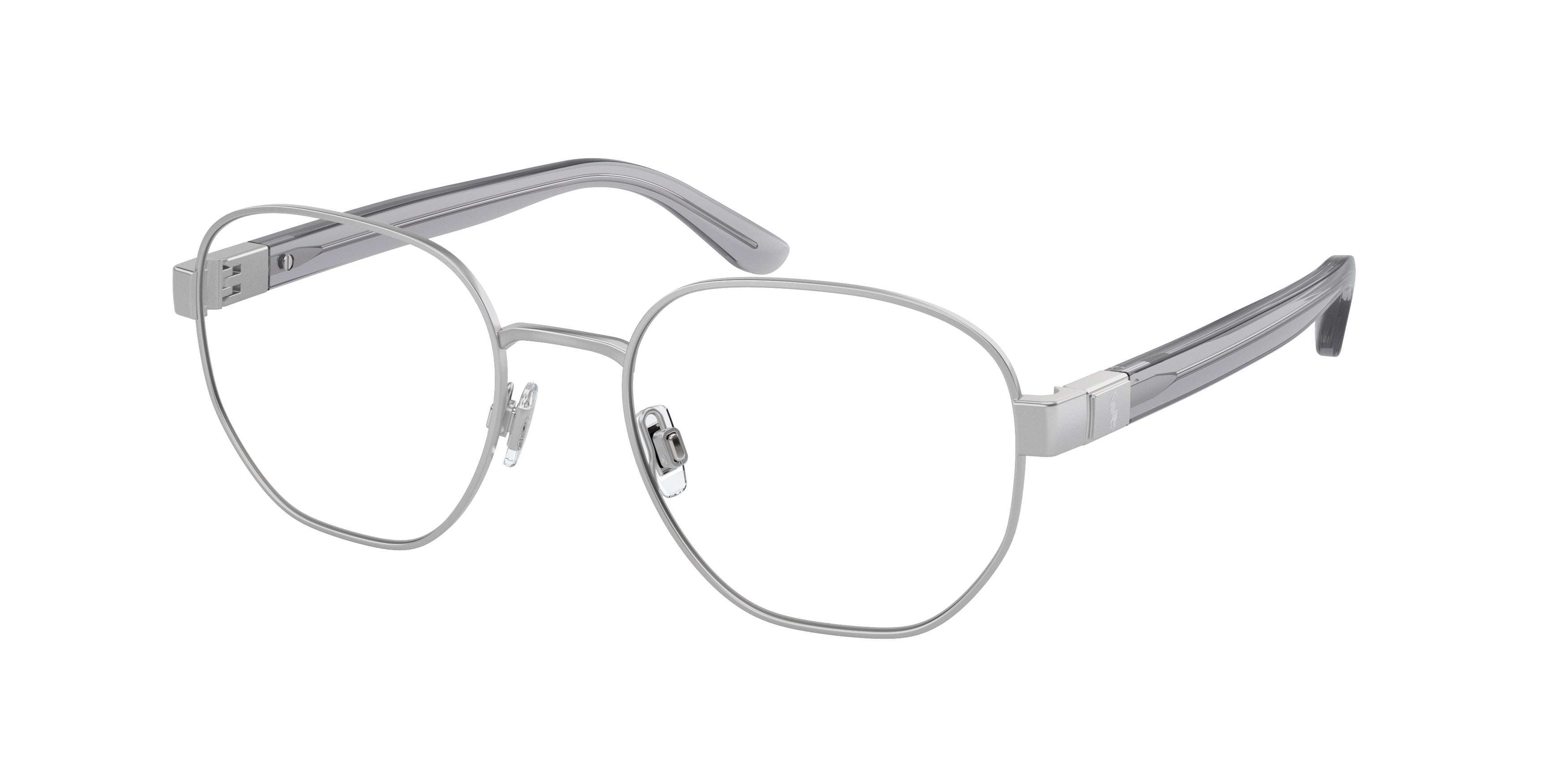 Polo PH1224 Rectangle Eyeglasses  9466-Semishiny Silver 54-145-19 - Color Map Silver
