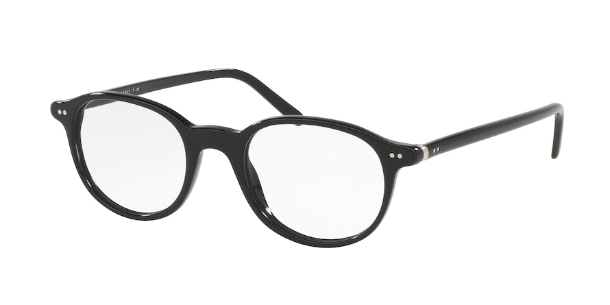 Polo PH2047 Phantos Eyeglasses  5001-SHINY BLACK 48-20-145 - Color Map black