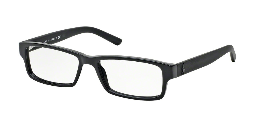 Polo PH2119 Rectangle Eyeglasses  5001-SHINY BLACK 55-16-145 - Color Map black