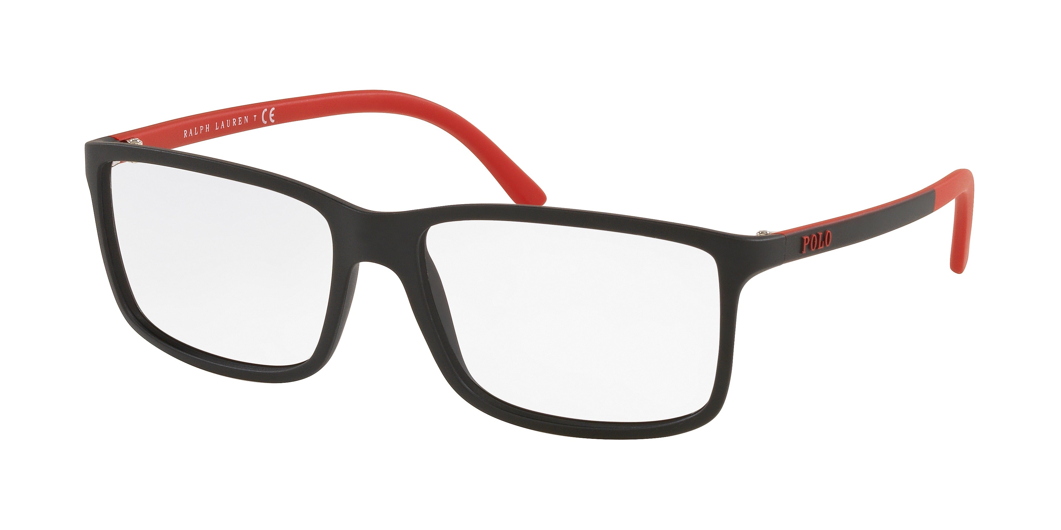 Polo PH2126 Rectangle Eyeglasses  5504-Matte Black 58-145-16 - Color Map Black