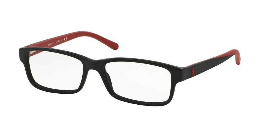 Polo PH2132 Rectangle Eyeglasses  5504-MATTE BLACK 55-16-140 - Color Map black