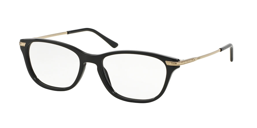 Polo PH2135 Cat Eye Eyeglasses  5001-SHINY BLACK 53-17-140 - Color Map black