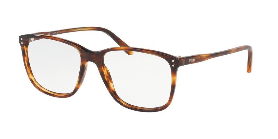 Polo PH2138 Square Eyeglasses  5007-HAVANA STRIPED 53-16-140 - Color Map havana