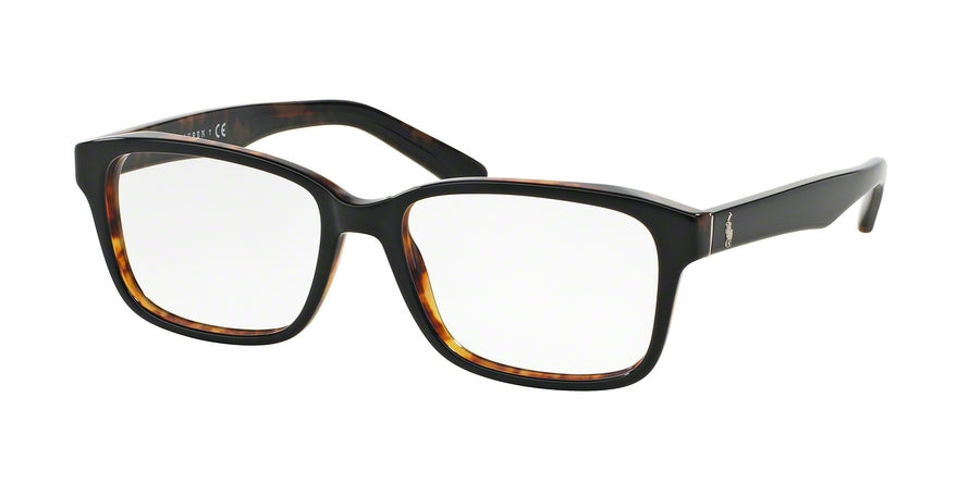 Polo PH2141 Rectangle Eyeglasses  5260-TOP BLACK/HAVANA 55-17-145 - Color Map black