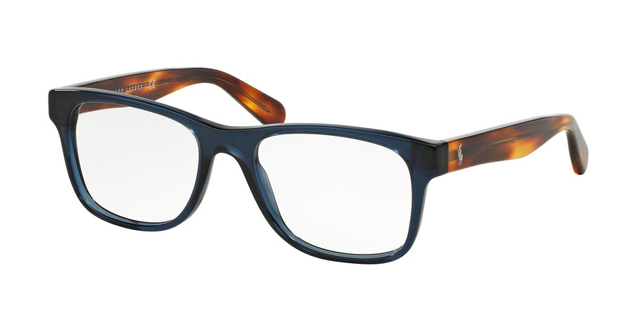 Polo PH2144 Square Eyeglasses  5562-CRISTAL BLUE 53-18-145 - Color Map blue
